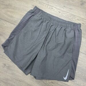 Nike Challenger Grey Shorts Men's Sz L Running Gym Train Yoga